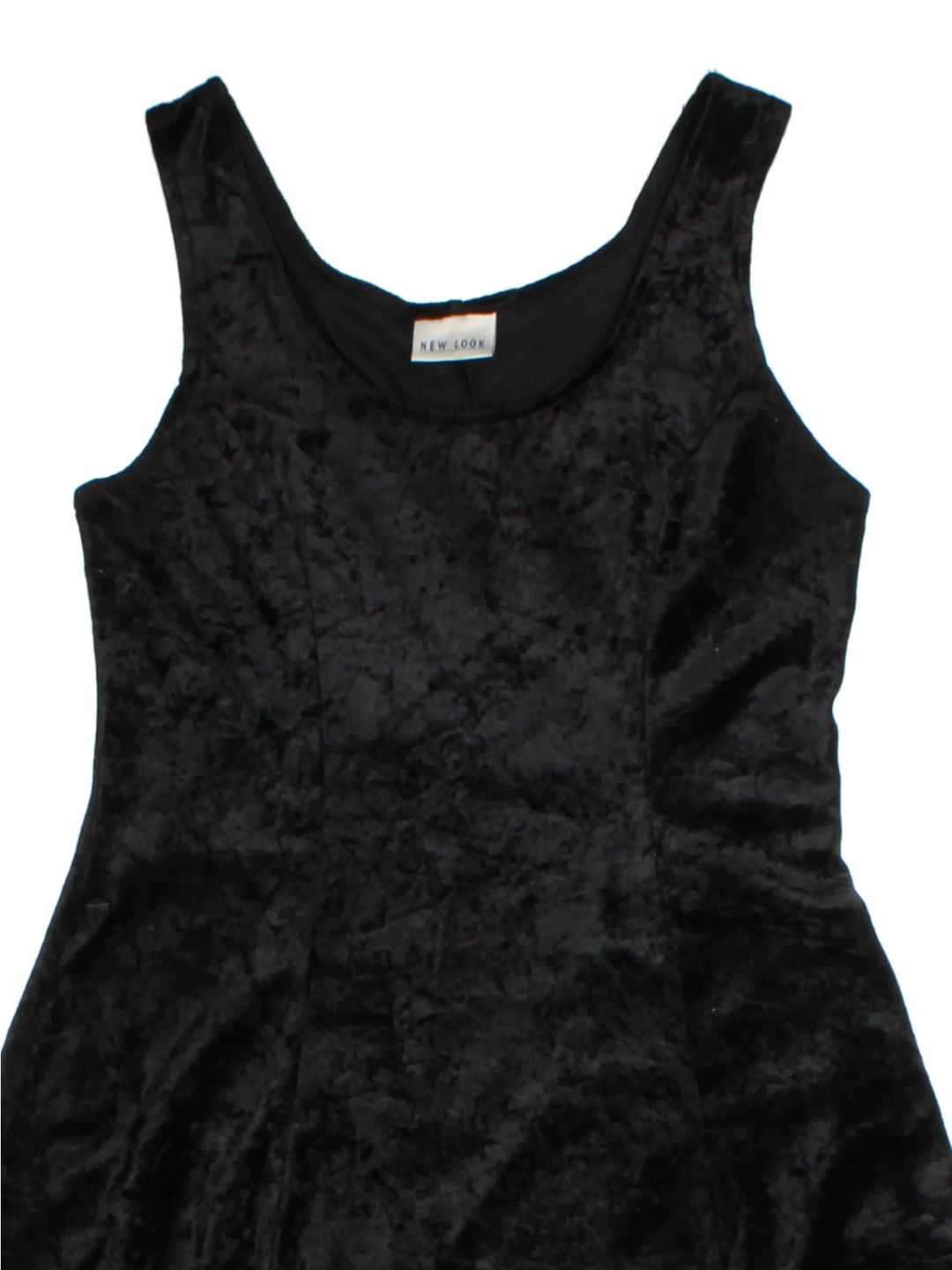 New Look Velvet Midi Dress (Size M)