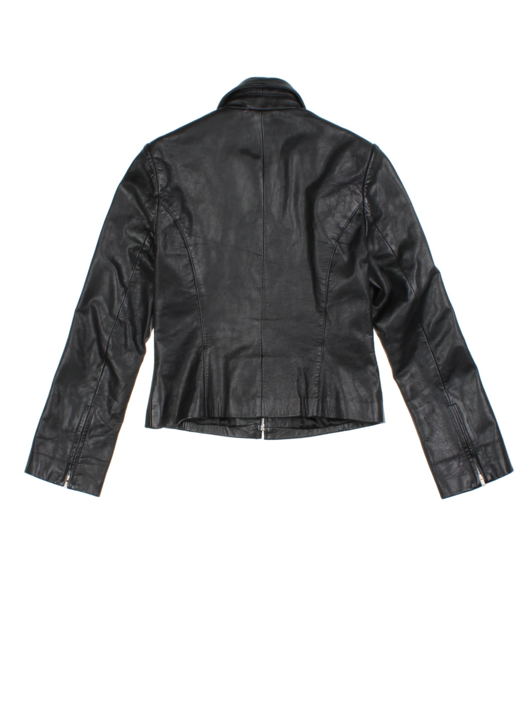 Y2K Leather Jacket (Size S)