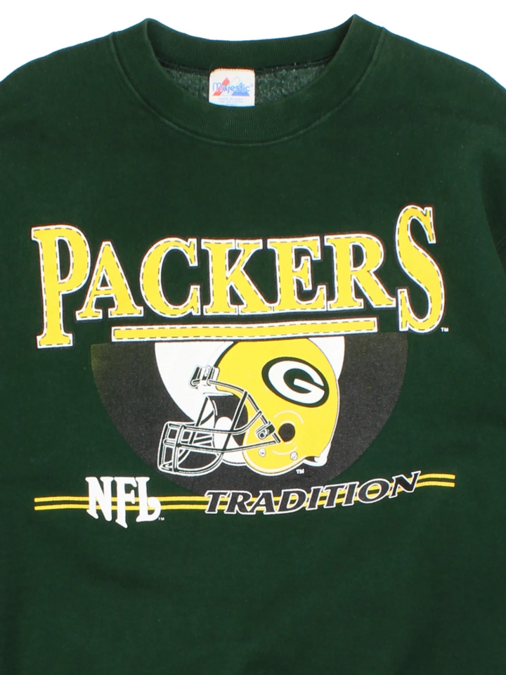 90's Majestic Green Bay Packers NFL Sweatshirt (Size L)