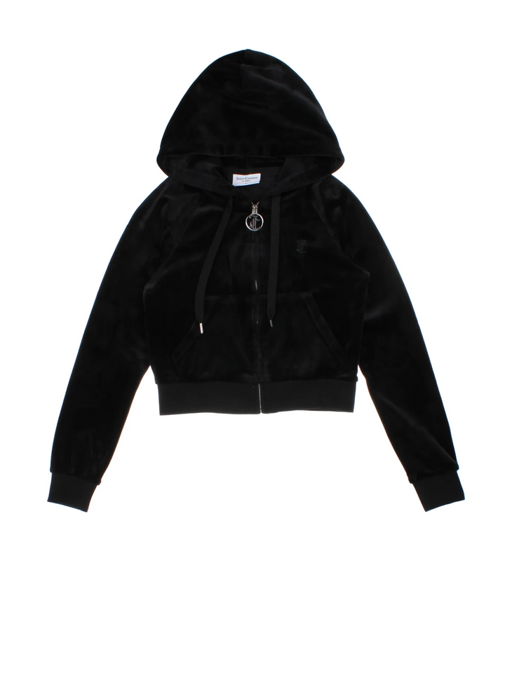 Juicy Couture Velour Hoodie Y2K (Size XS)