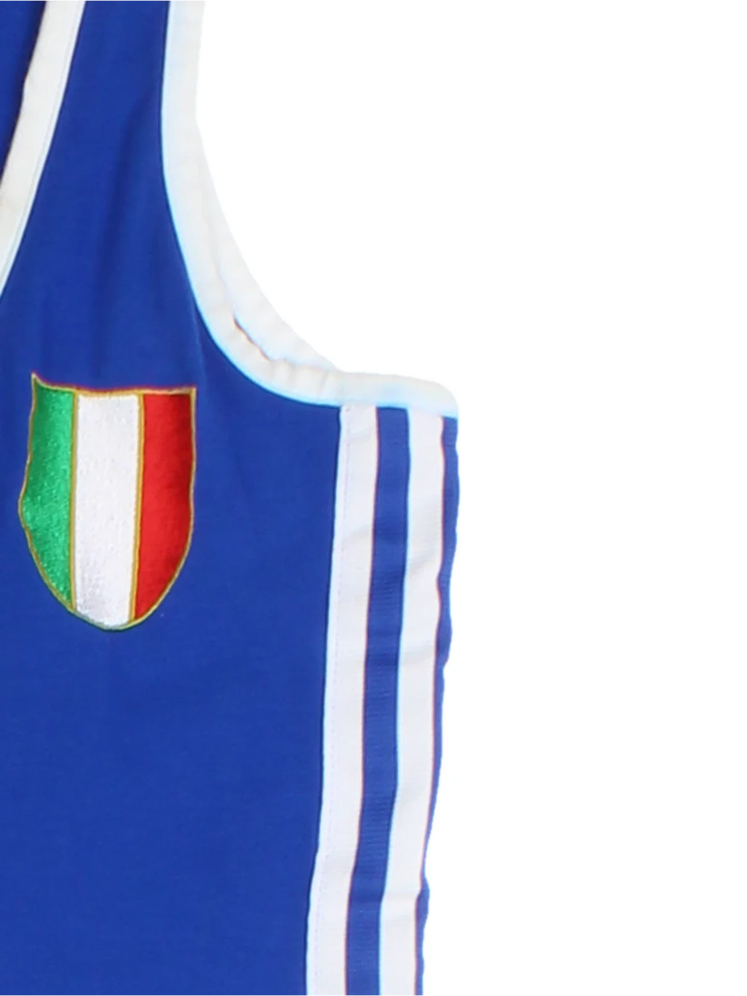 Adidas Italia Sports Jersey (Size S) - VintageFolk