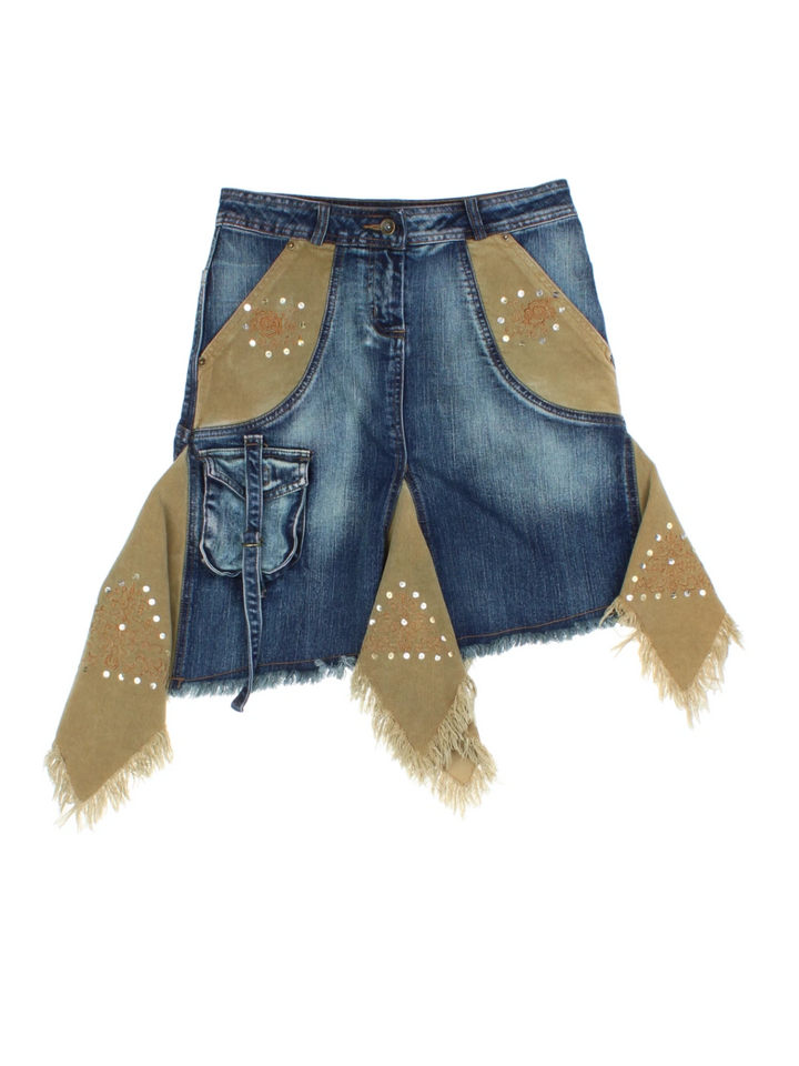Y2K Denim Skirt (Size M)