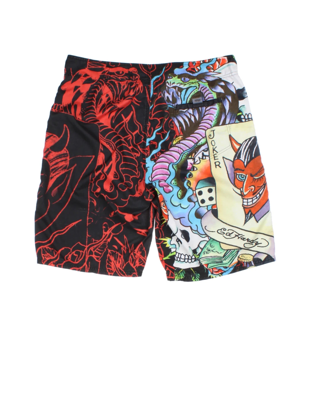 00's Ed Hardy Patterned Shorts (Size XL)