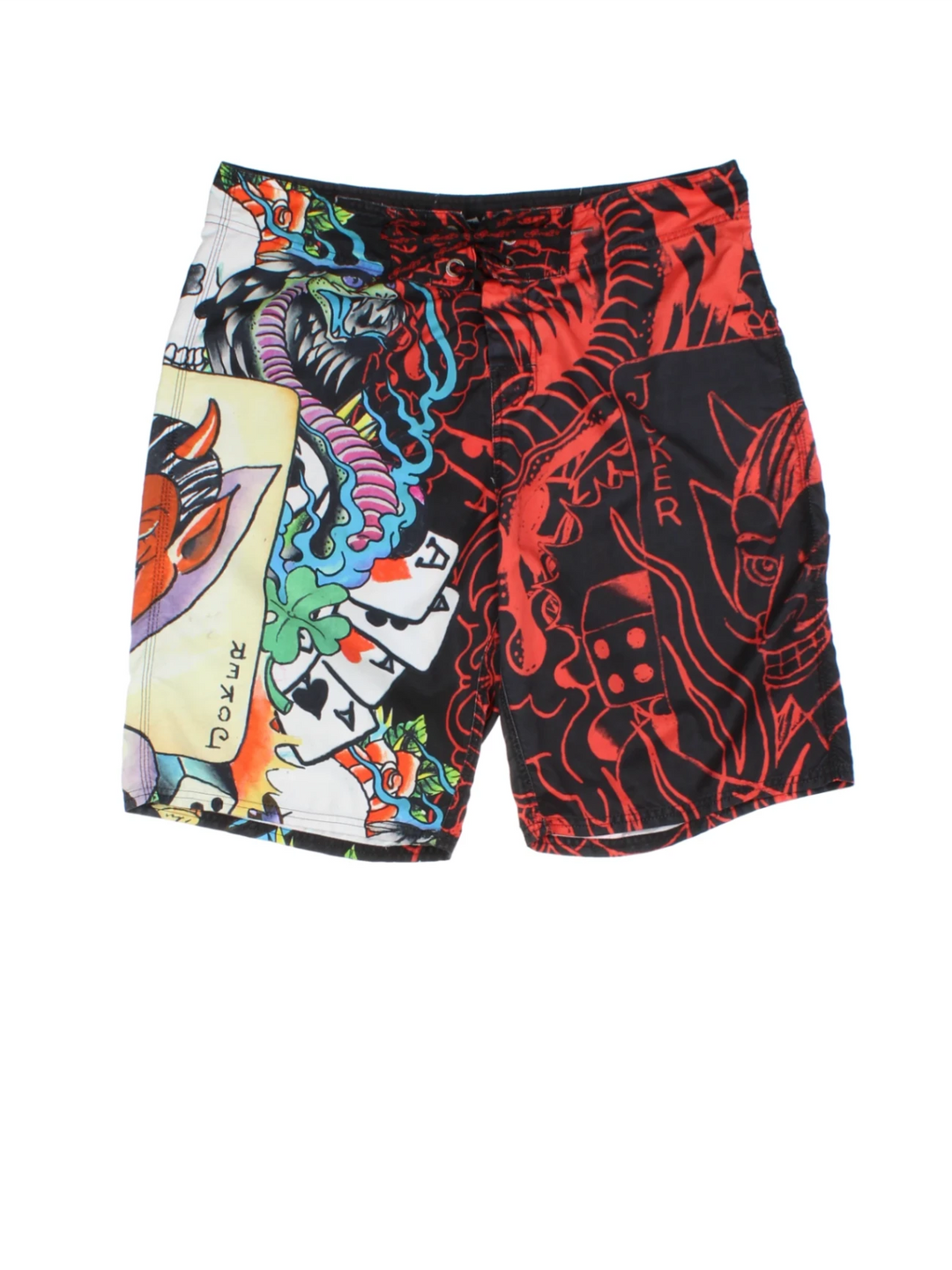 00's Ed Hardy Patterned Shorts (Size XL)