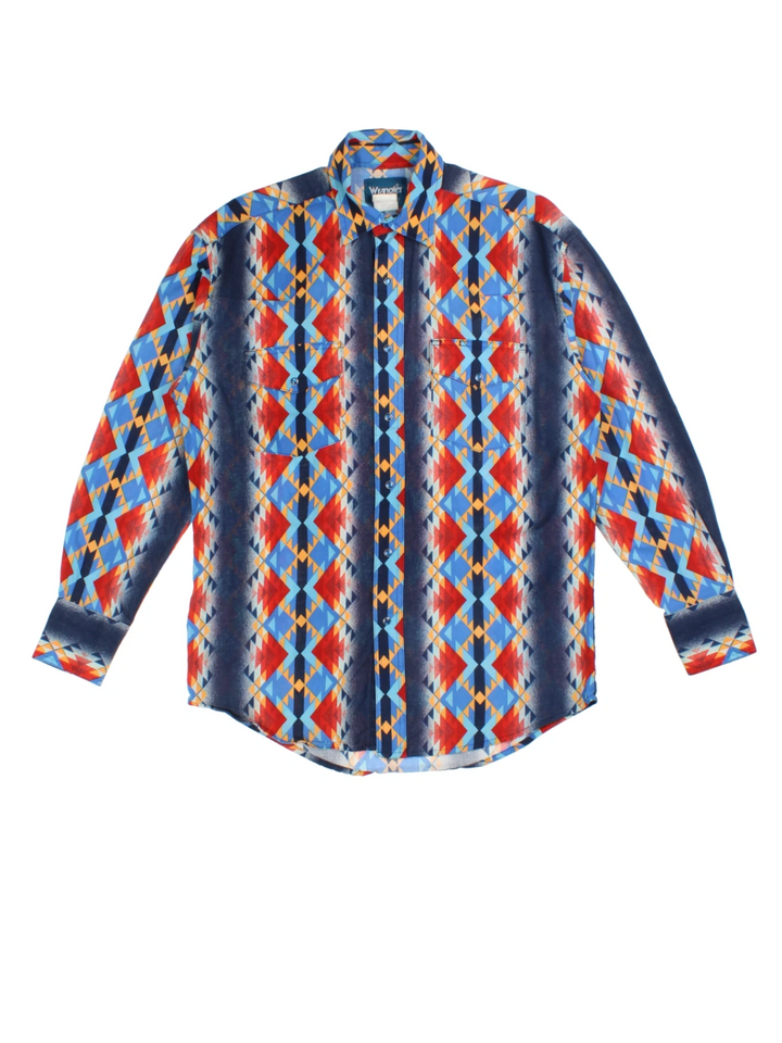 90's Wrangler Vintage Aztec Shirt (Size M)