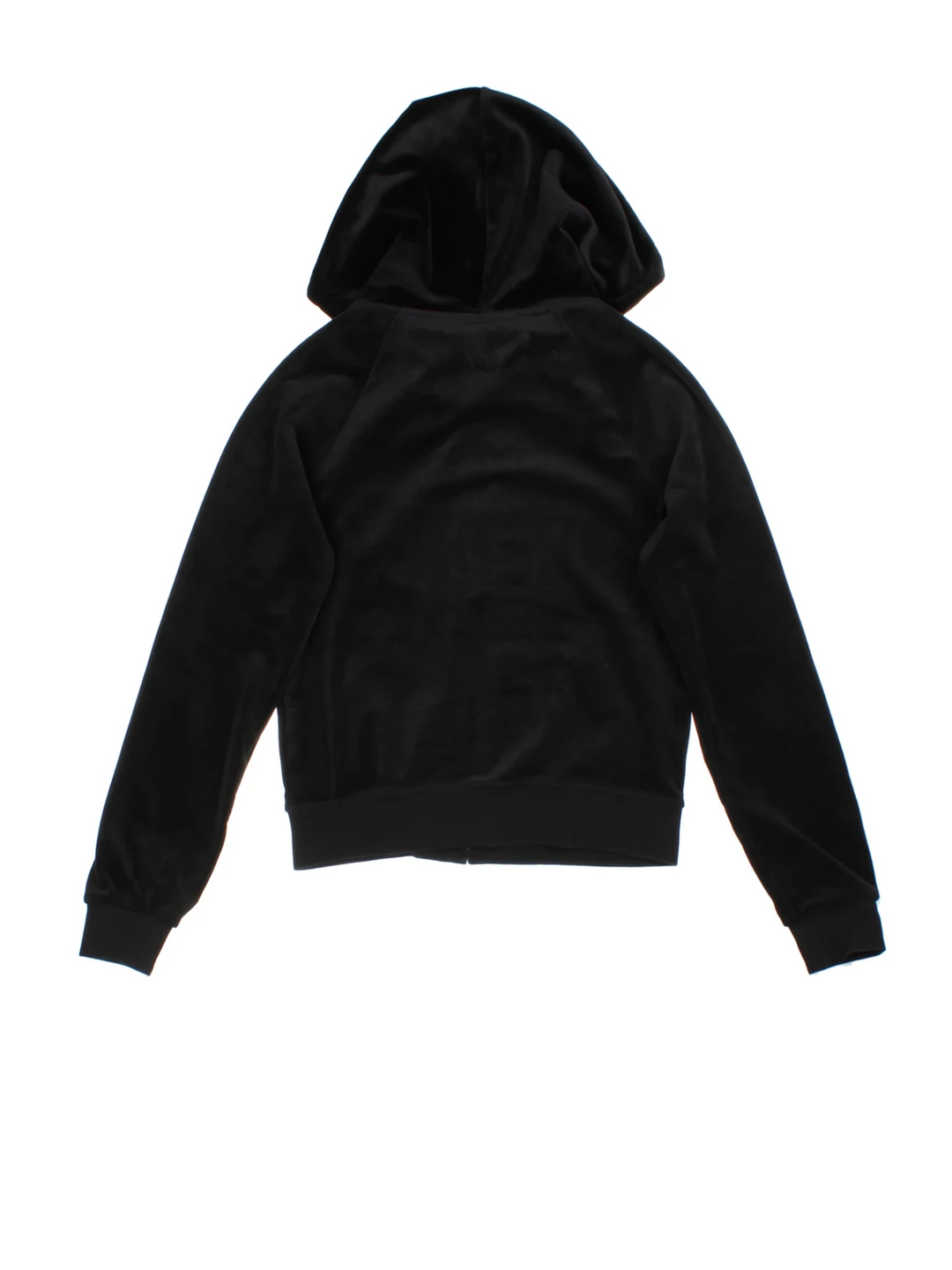 Juicy Couture Black Velvet Hoodie (Size S)
