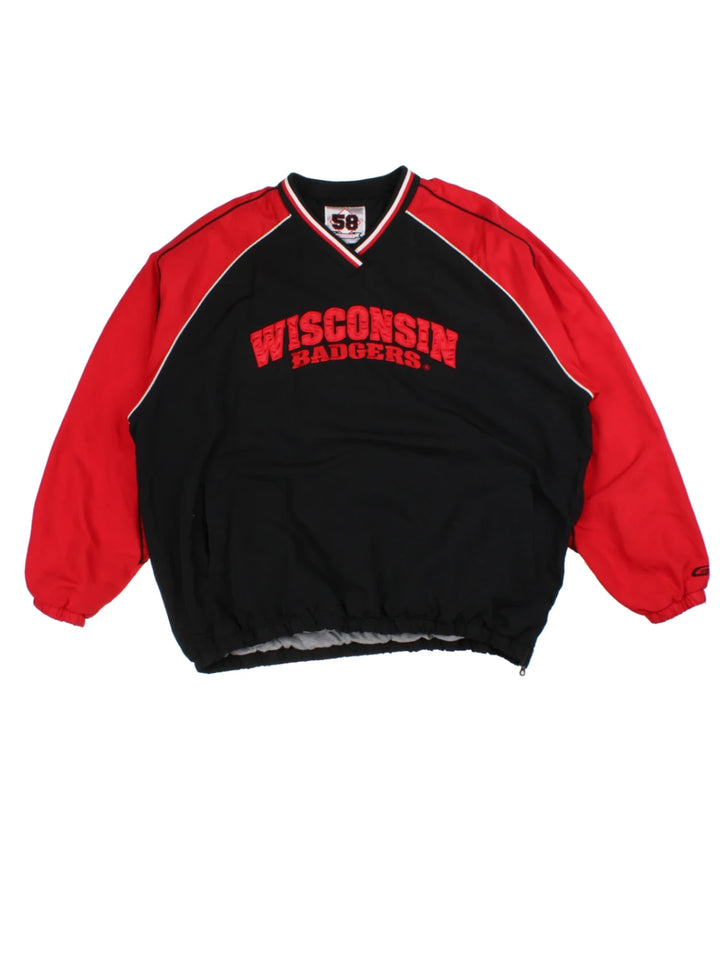 Vintage Wisconsin Badgers Pullover (Size XXXL)