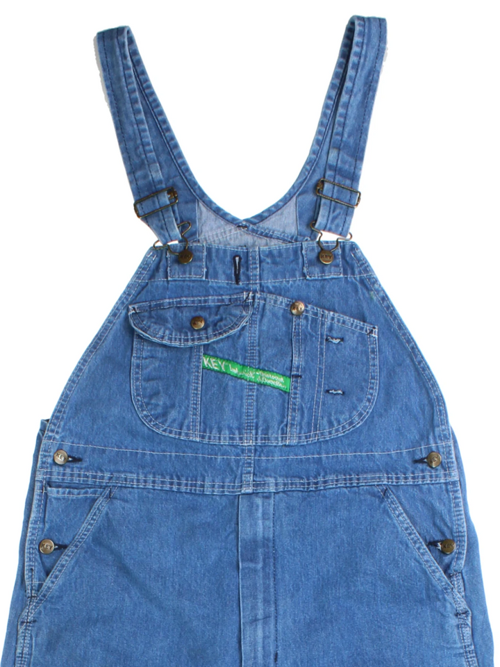 Key Denim Dungarees (Size L)