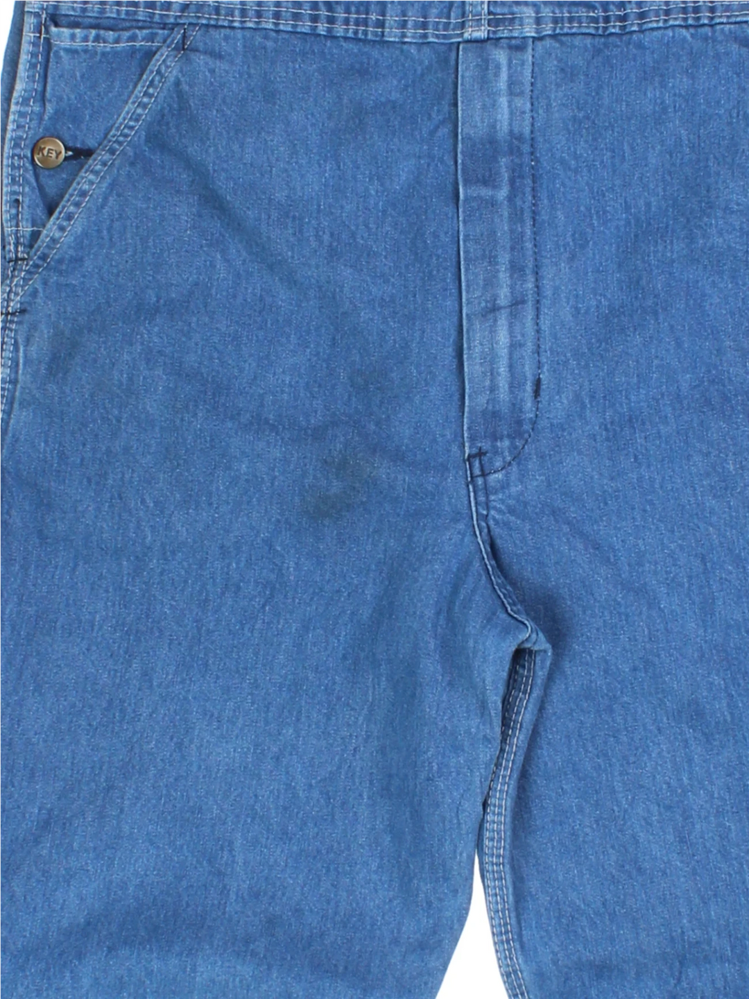 Key Denim Dungarees (Size L)