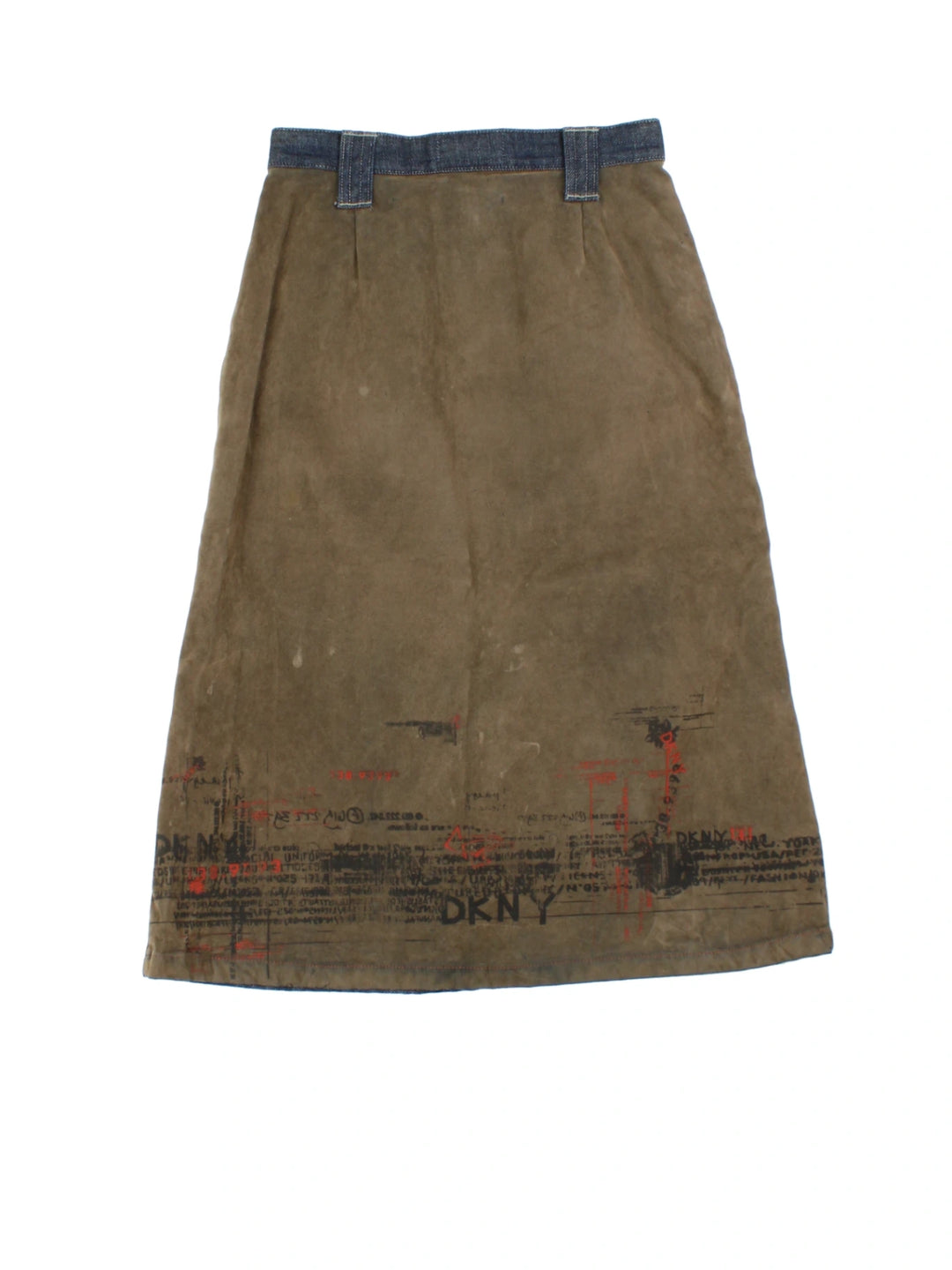 DKNY Midi Y2K Skirt (Size XS)