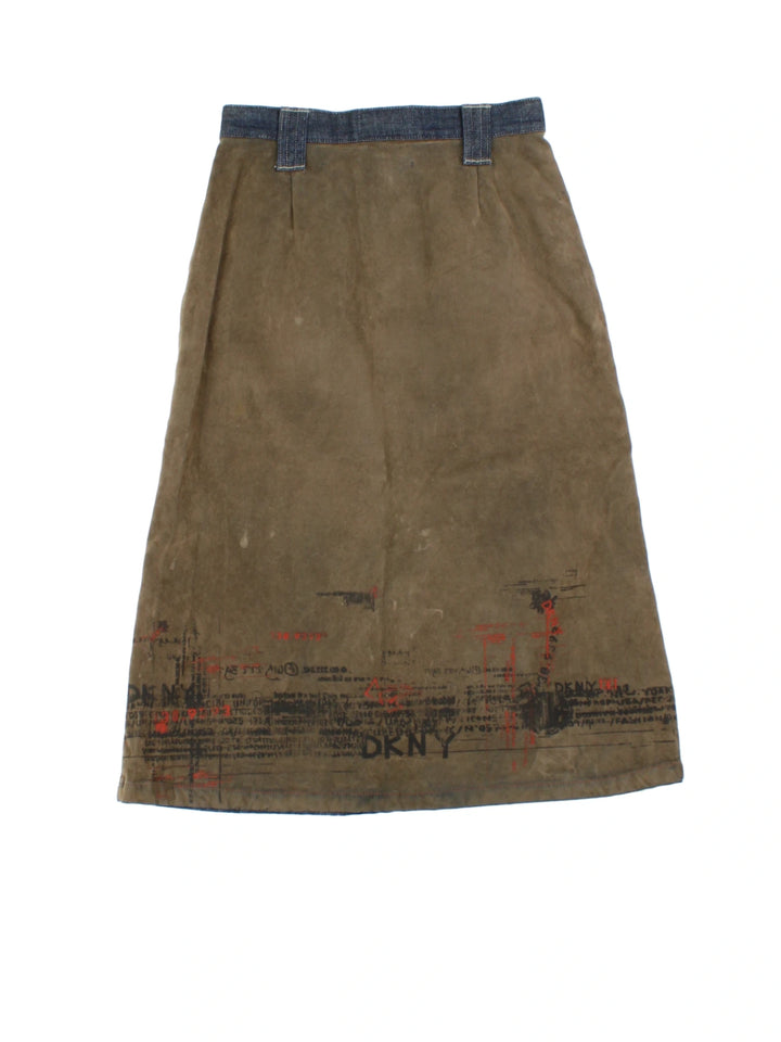 DKNY Midi Y2K Skirt (Size XS)