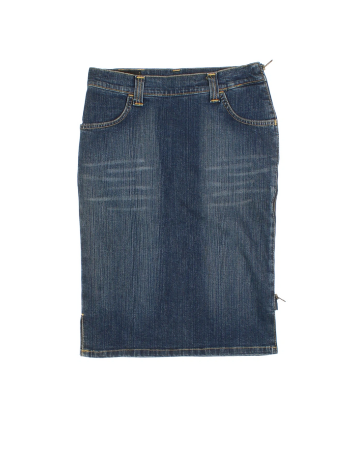 Lee Denim Midi Skirt (Size M)