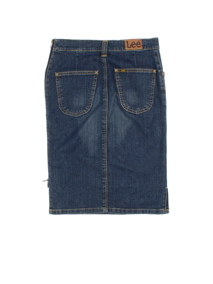 Lee Denim Midi Skirt (Size M)
