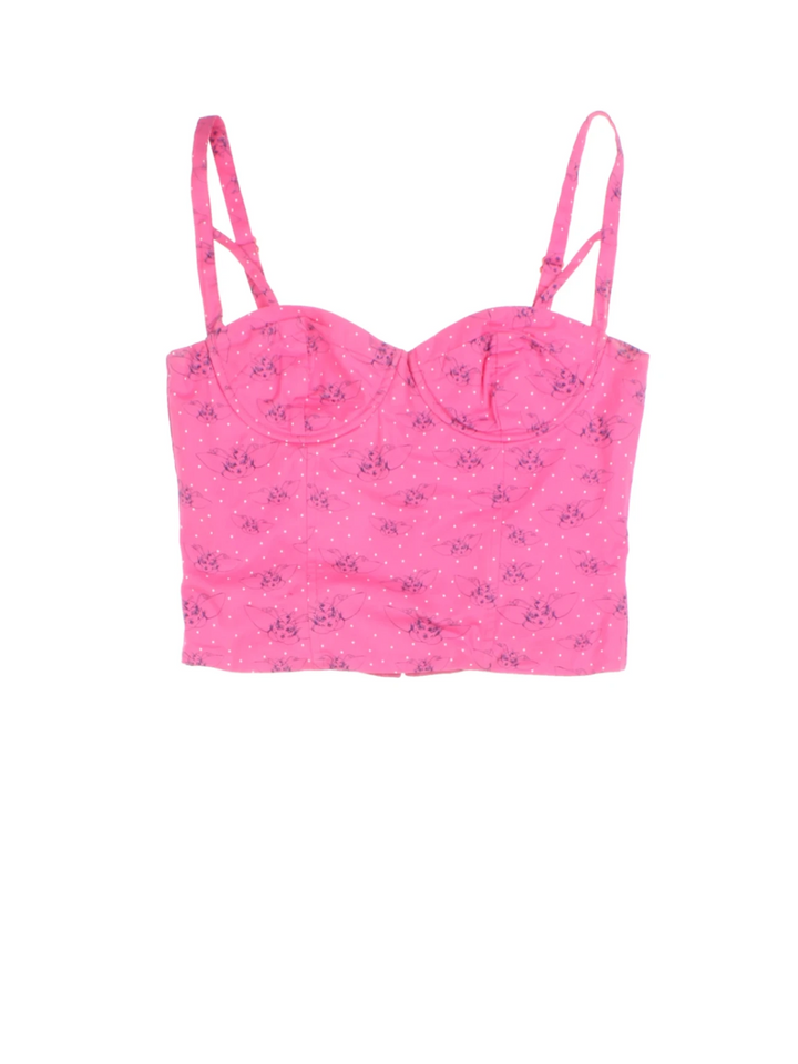 Y2K Topshop Cropped Corset (Size XXS)