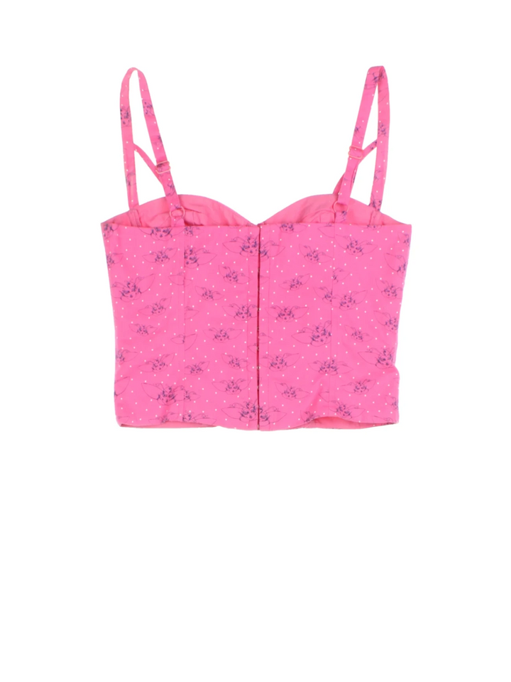 Y2K Topshop Cropped Corset (Size XXS)