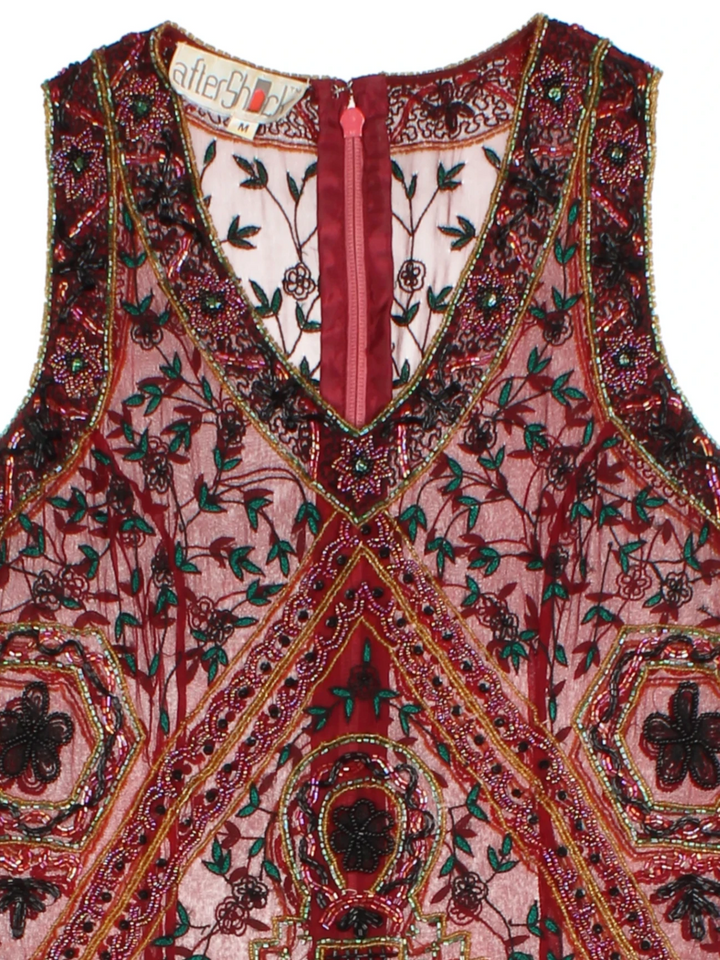 90's Aftershock London Beaded Top (Size S)