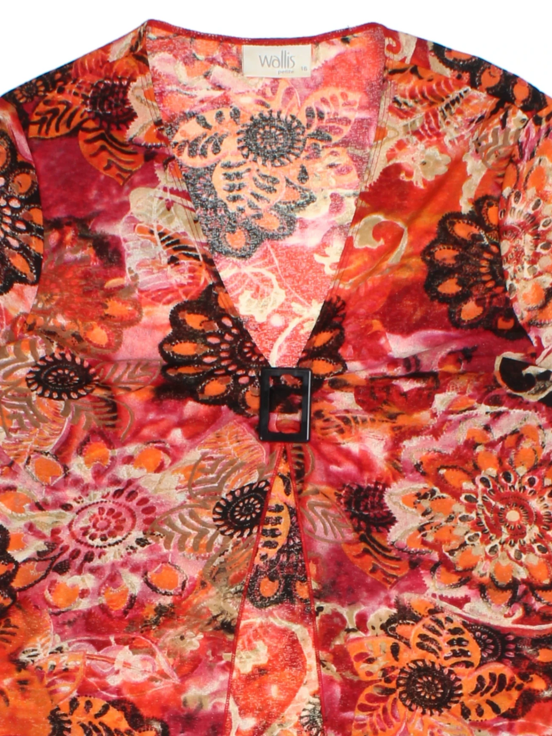 Y2K Floral Blouse (Size M)