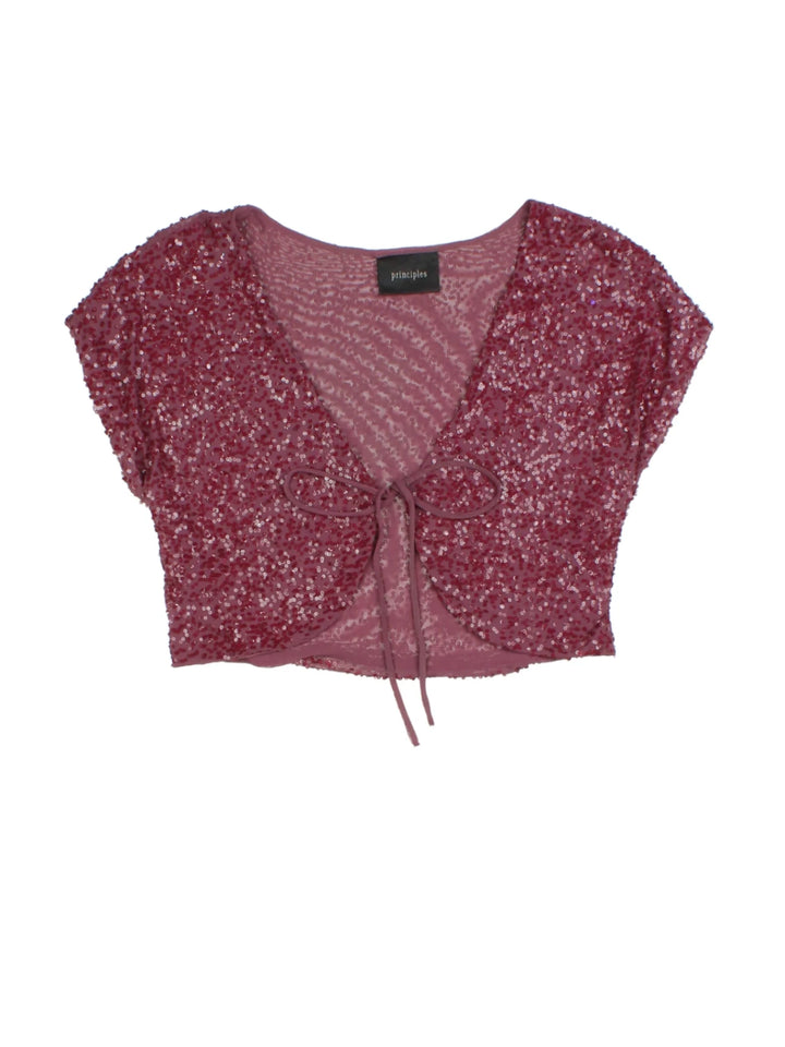 Y2K Sequin Bolero (Size XXS)