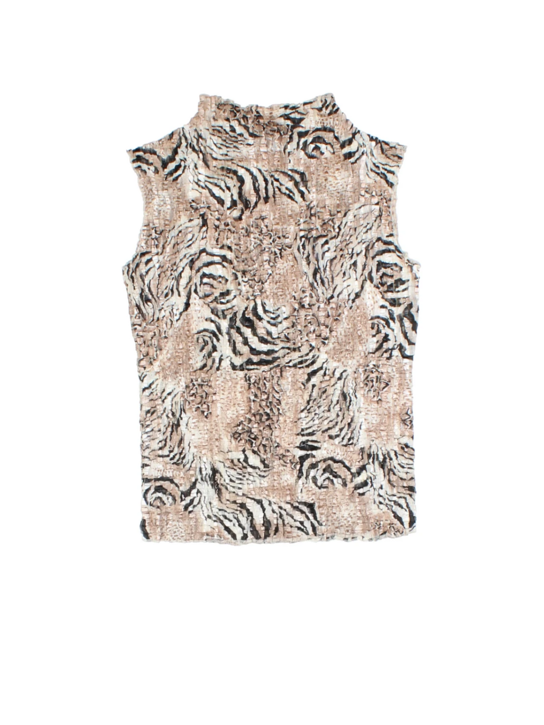 Y2K Tiger Print Top (Size M)
