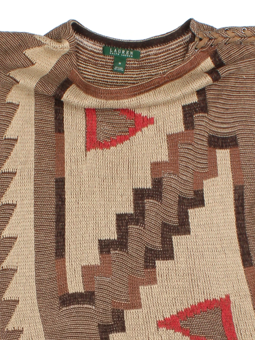 Ralph Lauren Aztec Knit Top (Size M)