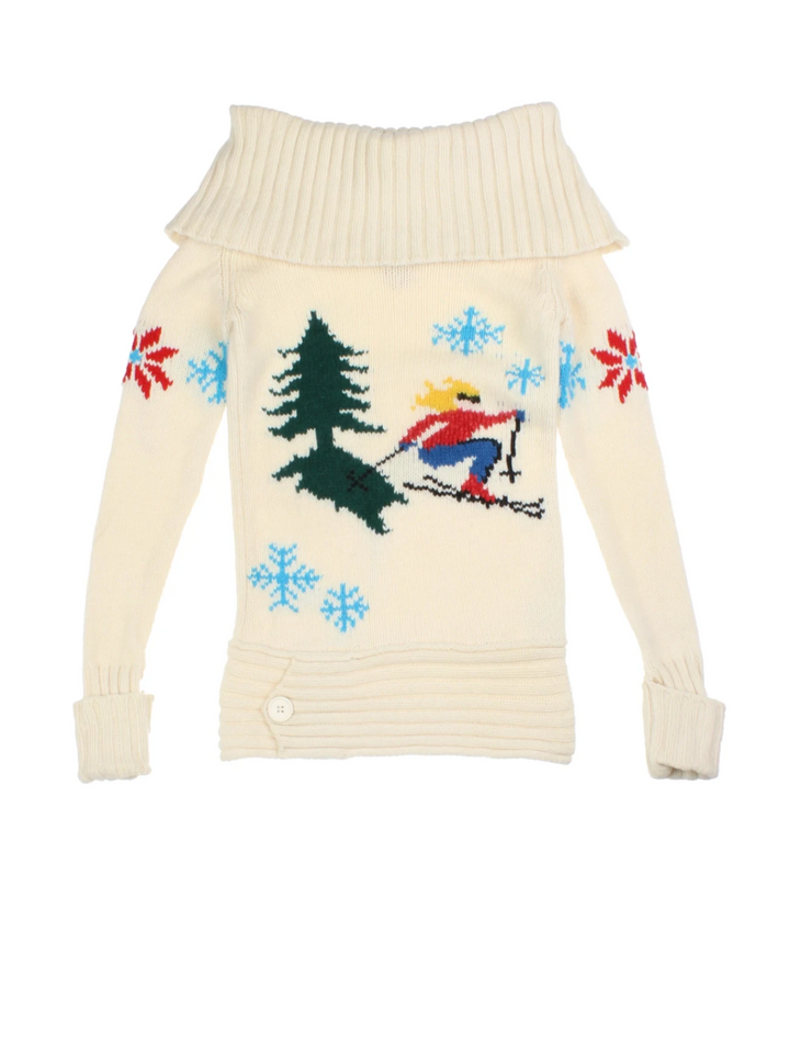 Y2K Miss Sixty Ski Jumper (Size XS)