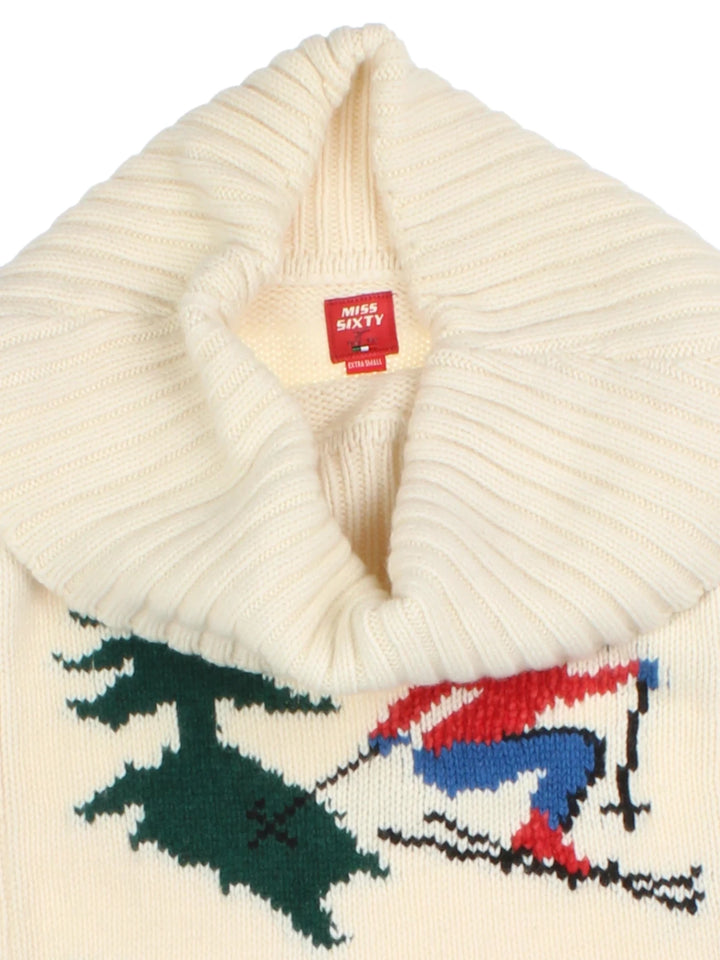 Y2K Miss Sixty Ski Jumper (Size XS)