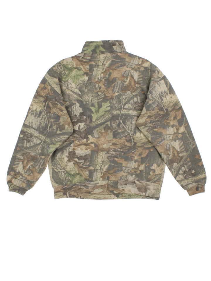 Real Tree 1/4 Zip Sweatshirt (Size L)
