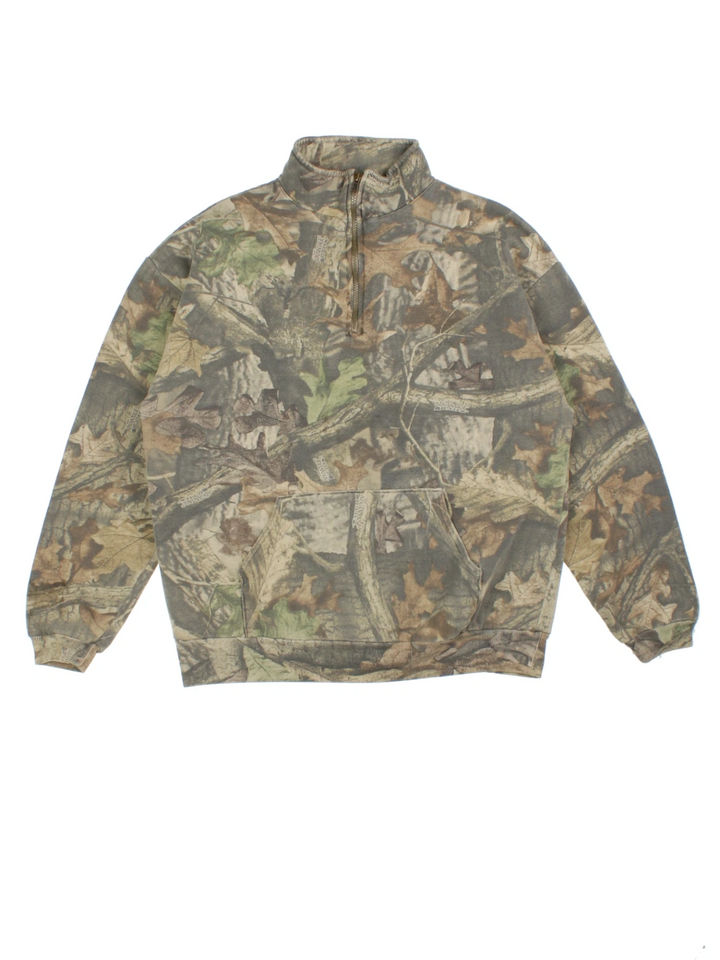 Real Tree 1/4 Zip Sweatshirt (Size L)
