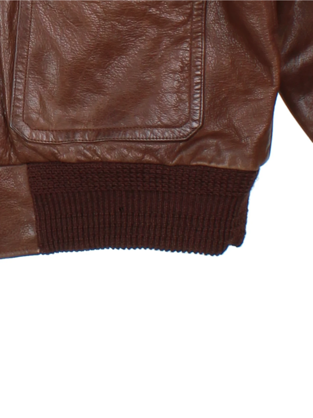 Ralph Lauren Leather Harrington Jacket (Size L)