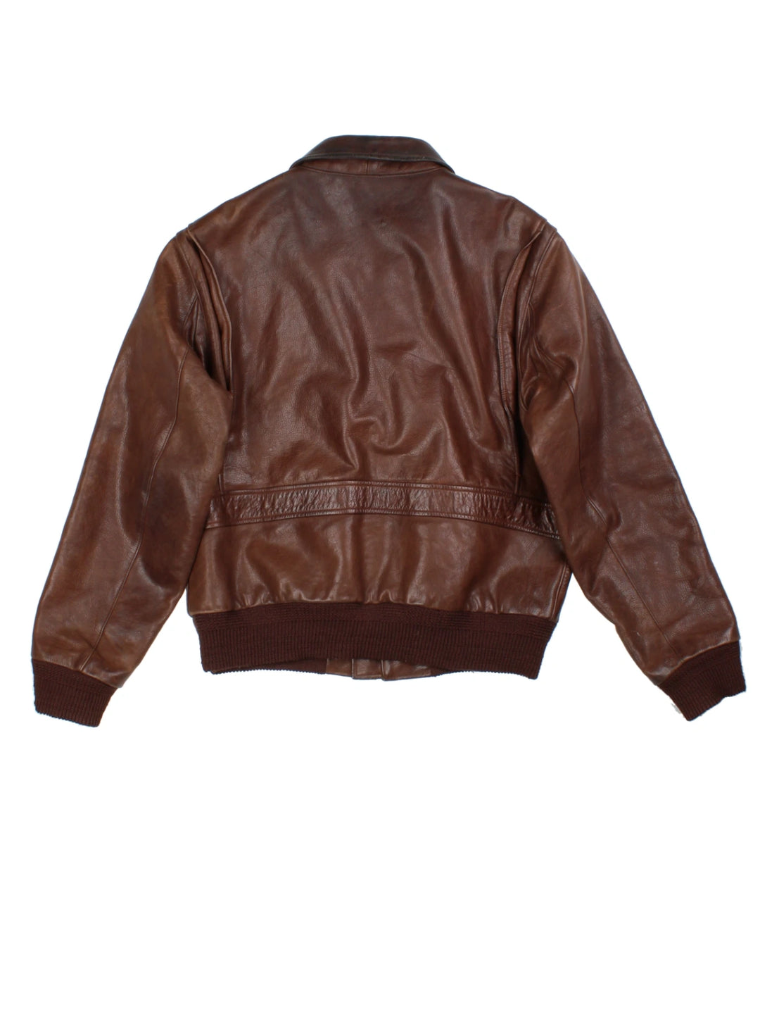 Ralph Lauren Leather Harrington Jacket (Size L)