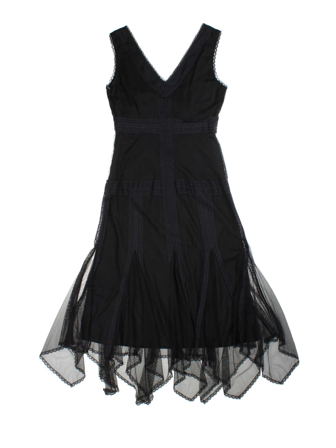 Y2K Embellished Maxi Dress (Size  XS)