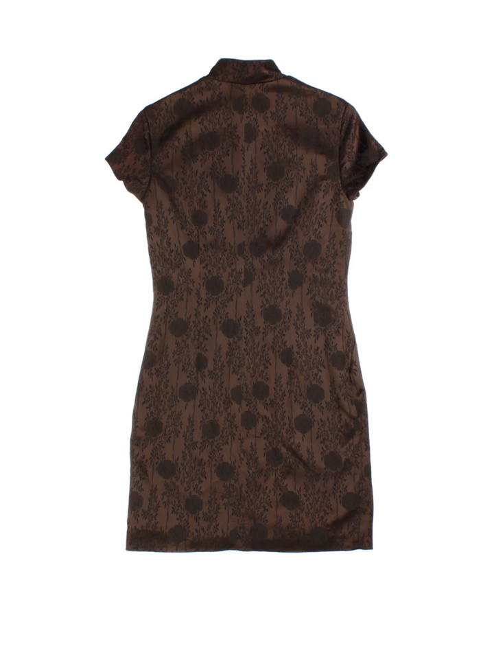 Y2K Floral Print Mini Dress (Size M)