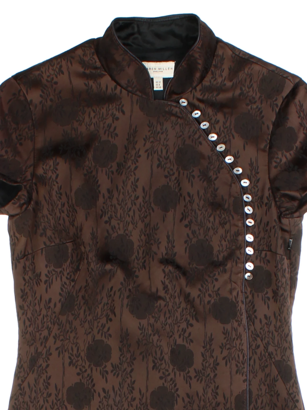 Y2K Floral Print Mini Dress (Size M)