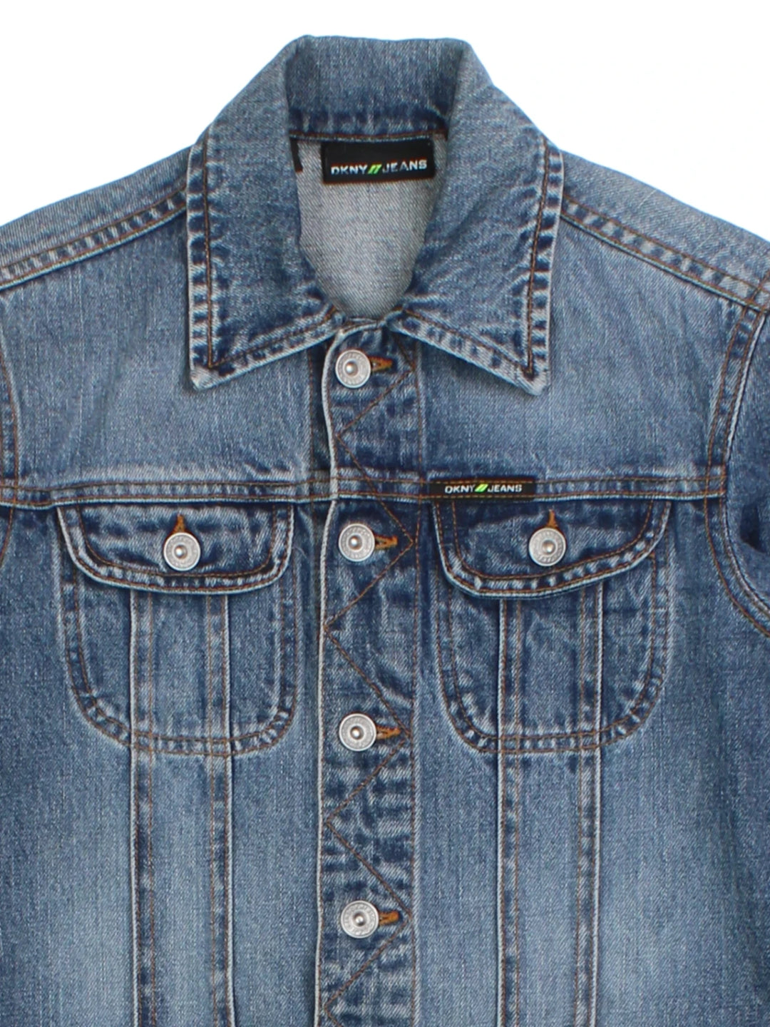 DKNY Y2K Denim Jacket (Size XXS)