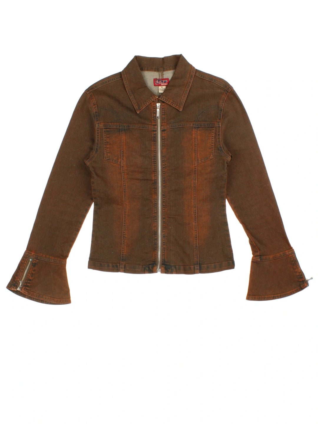 Y2K Denim Jacket (Size XXS)