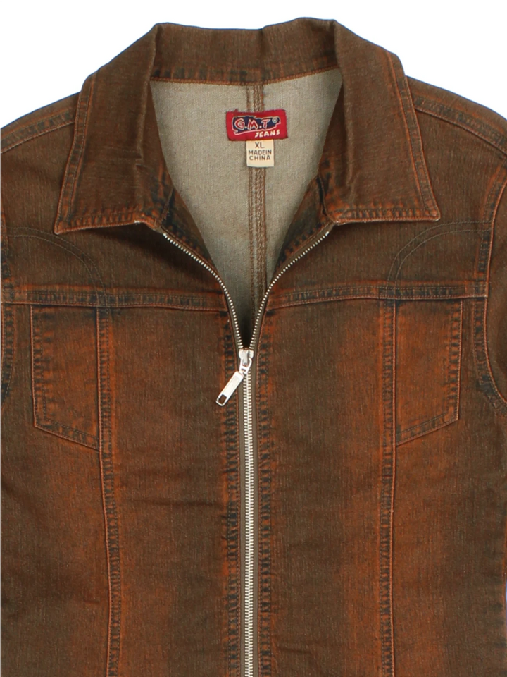 Y2K Denim Jacket (Size XXS)