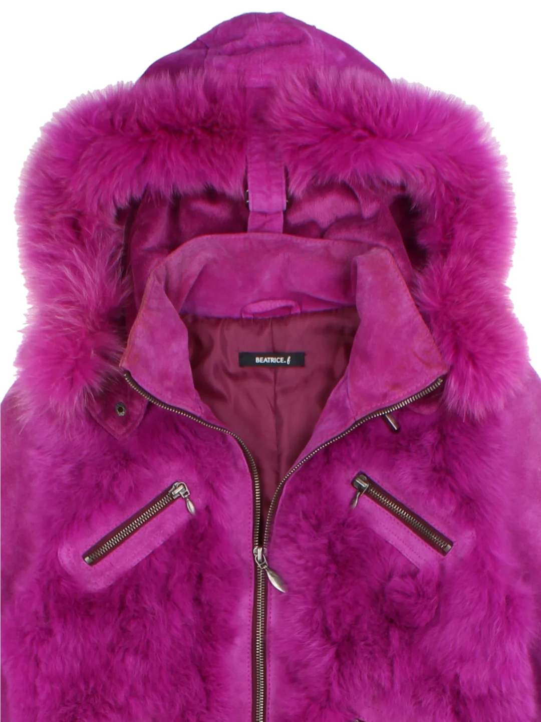 Y2K Faux Fur/Suede Jacket (Size XXS)