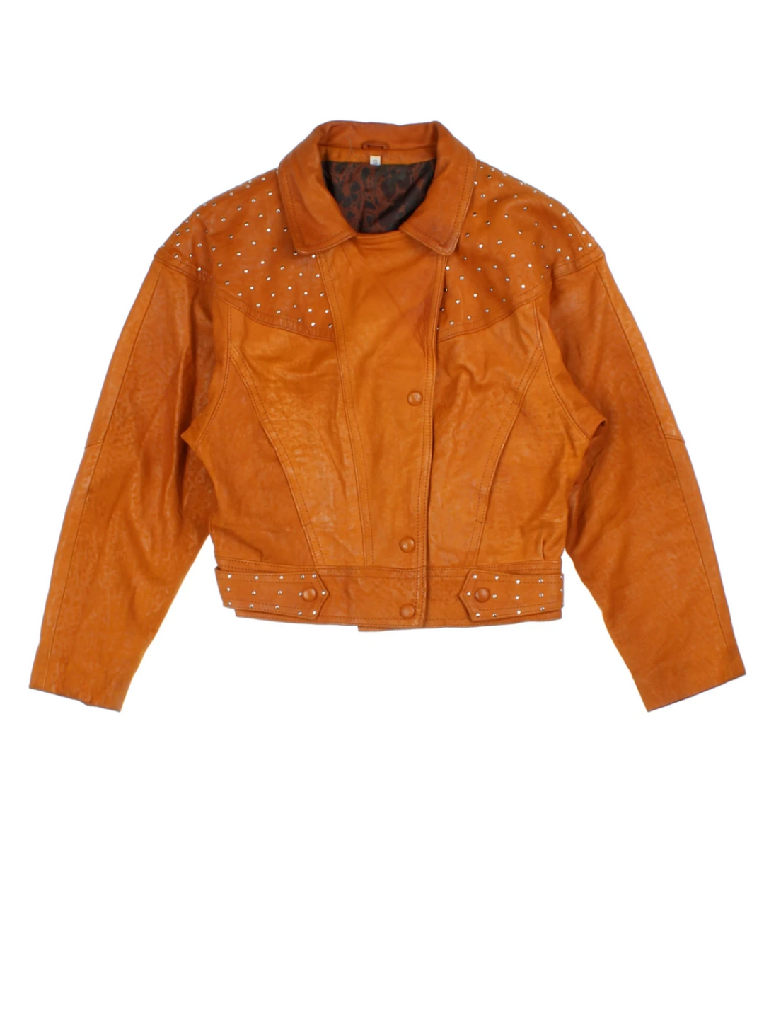 Studded Leather Jacket (Size XXS)