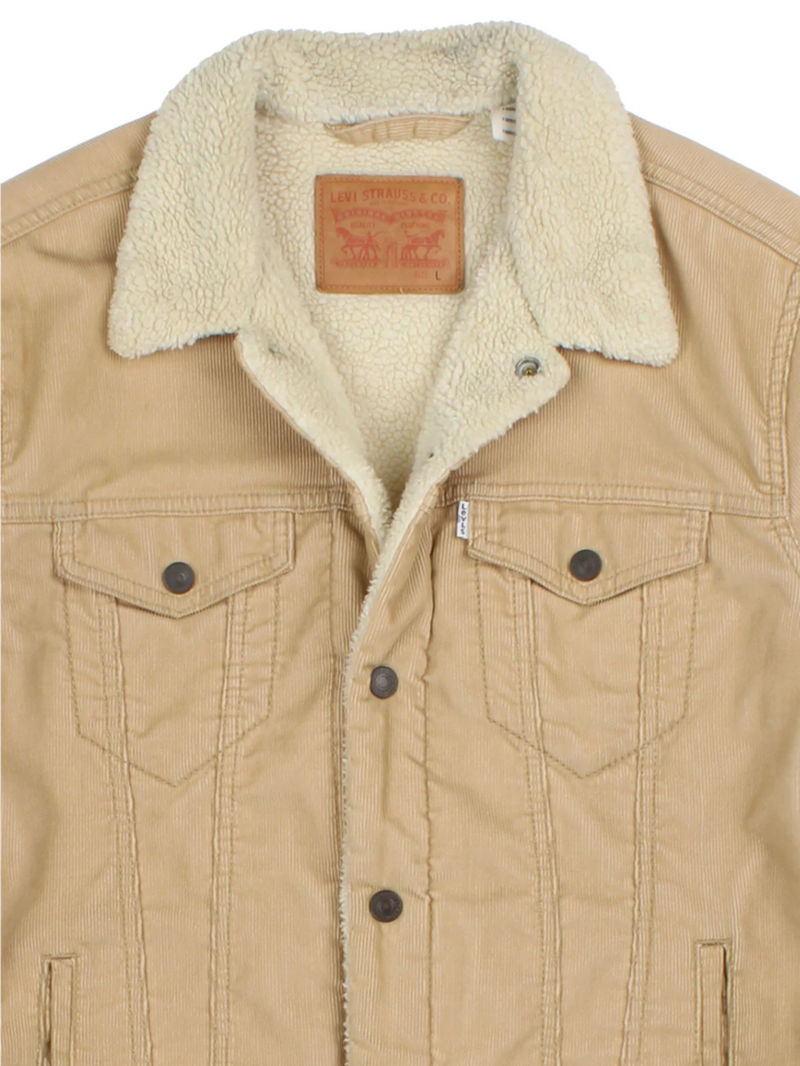 Levi Strauss Corduroy Sherpa Trucker Jacket (Size M)