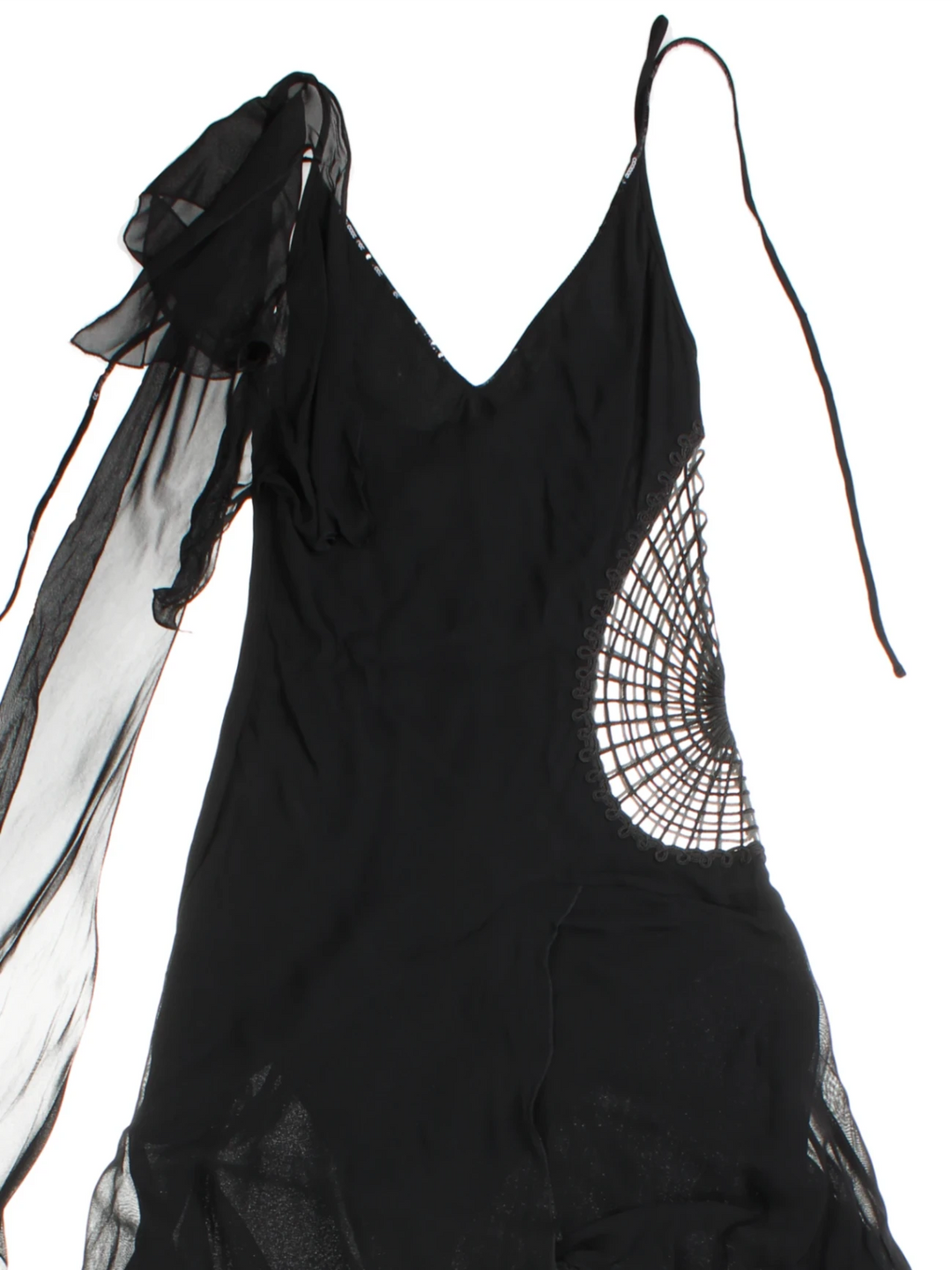 Y2K Maria Grazia Severi Asymmetric Maxi Dress (Size S)