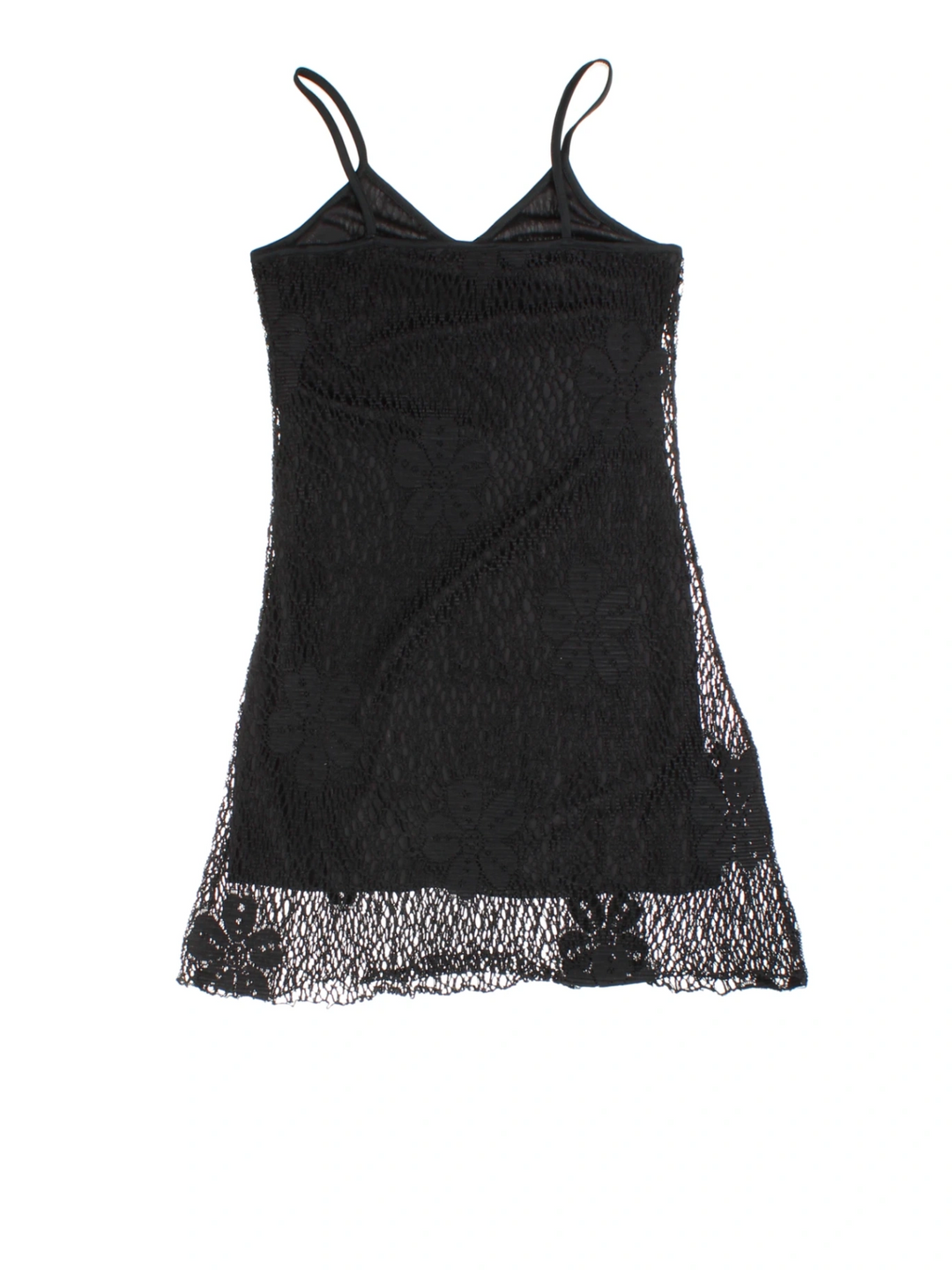 Y2K Lace Mini Dress (Size S)