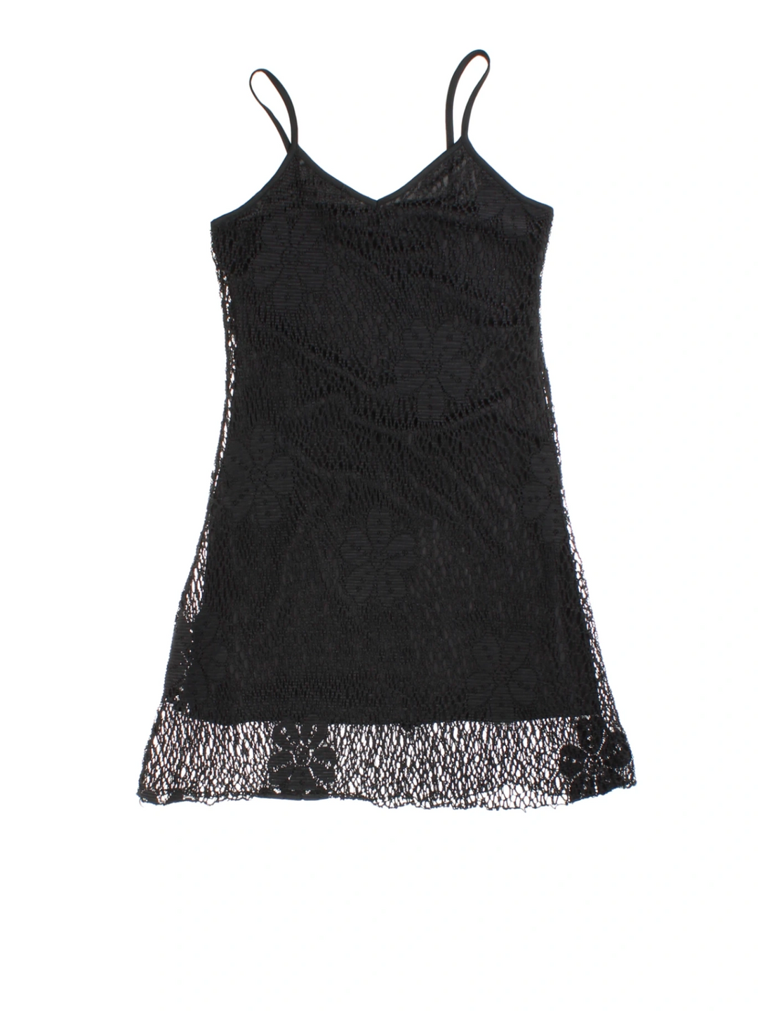 Y2K Lace Mini Dress (Size S)