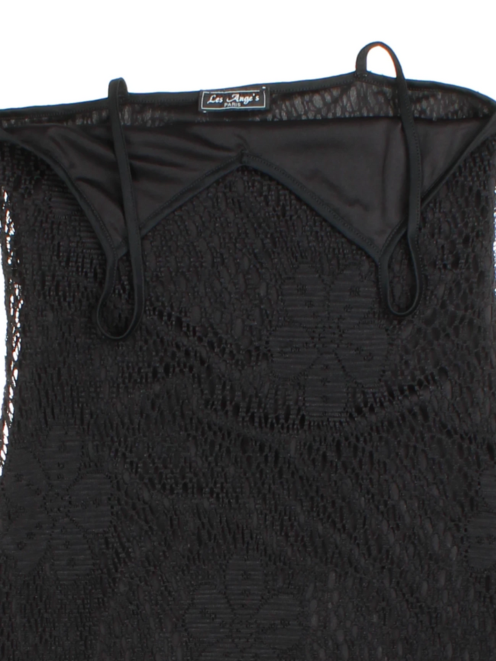 Y2K Lace Mini Dress (Size S)