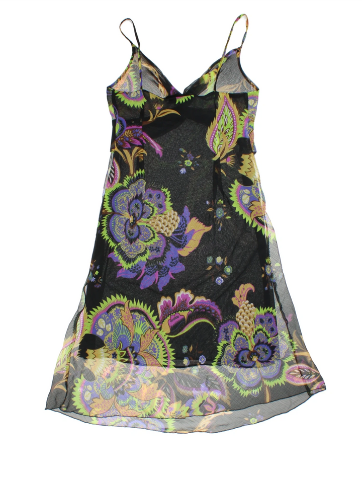 Y2K Paisley Midi Dress (Size S)