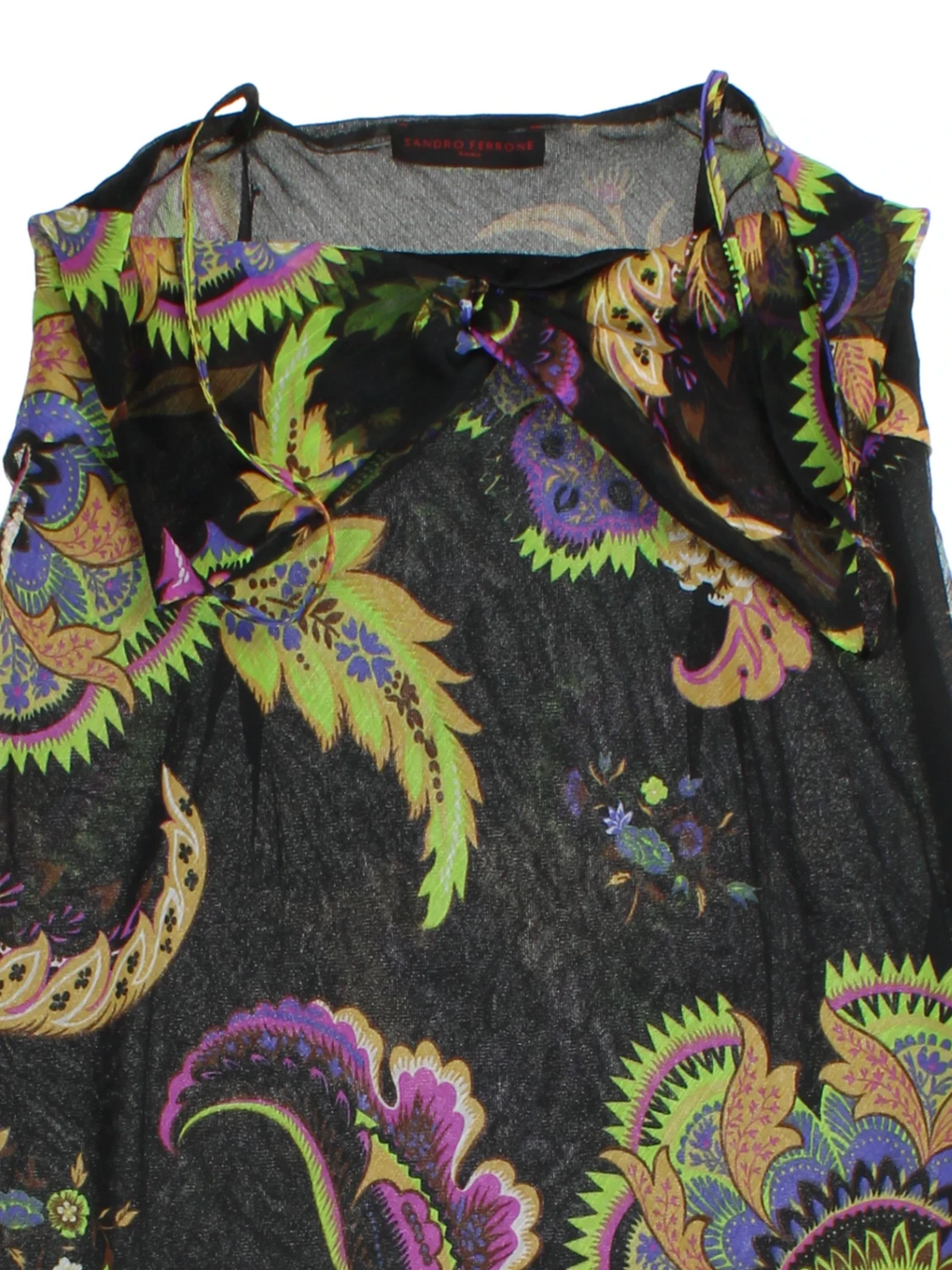 Y2K Paisley Midi Dress (Size S)