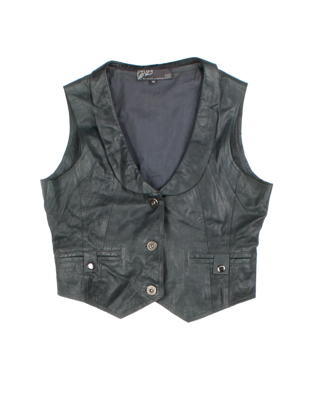 Nu by Staff Leather Waistcoat (Size M)
