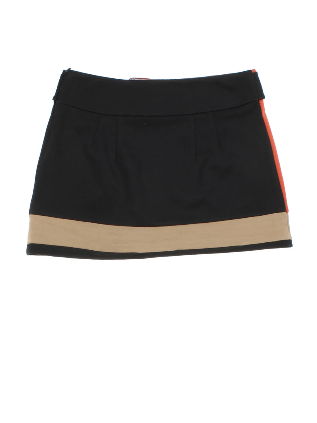Vintage Colourblock Mini Skirt (Size M)