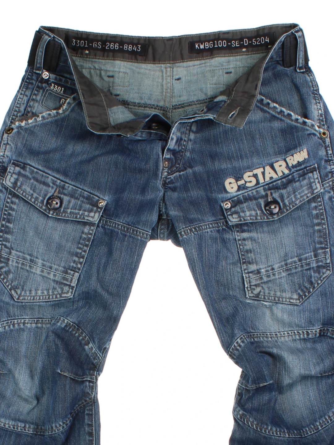 00's G-Star Raw 3301 Denim Jeans (Size L)