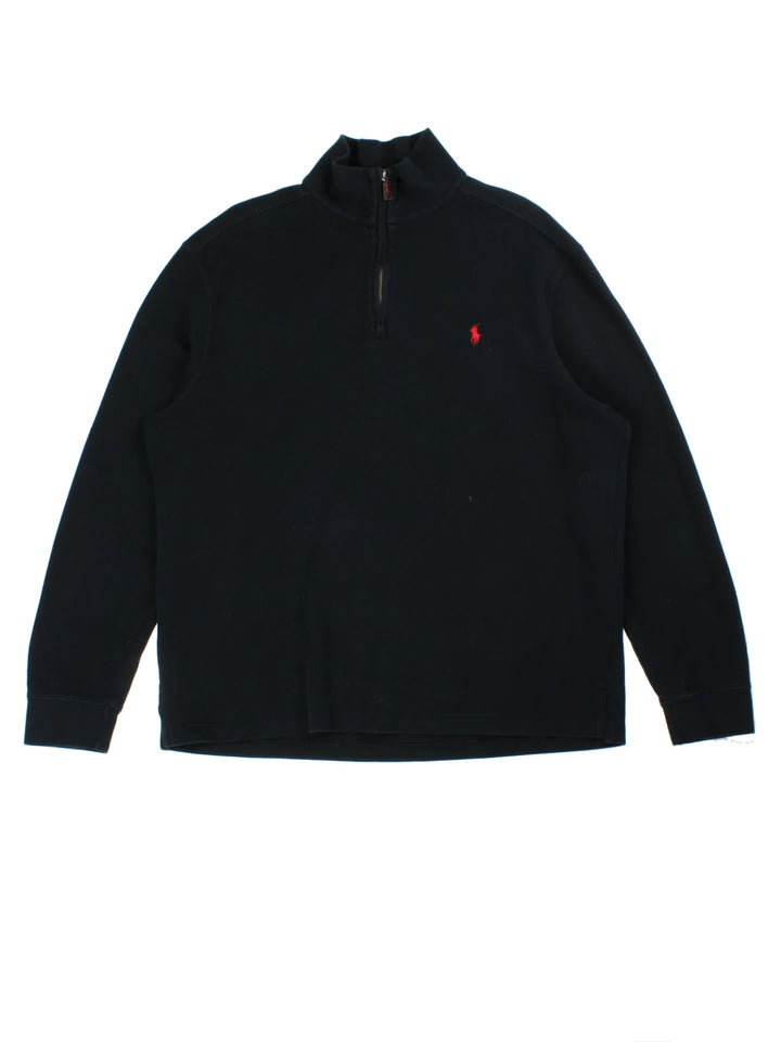 Ralph Lauren 1/4 Zip Knitwear (Size XL)