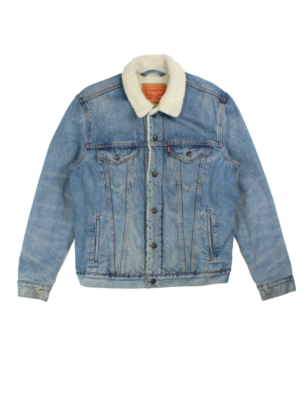 Levi Strauss Sherpa Denim Trucker Jacket (Size M)